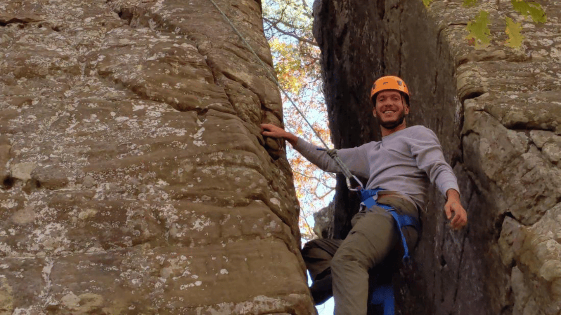 rock climbing